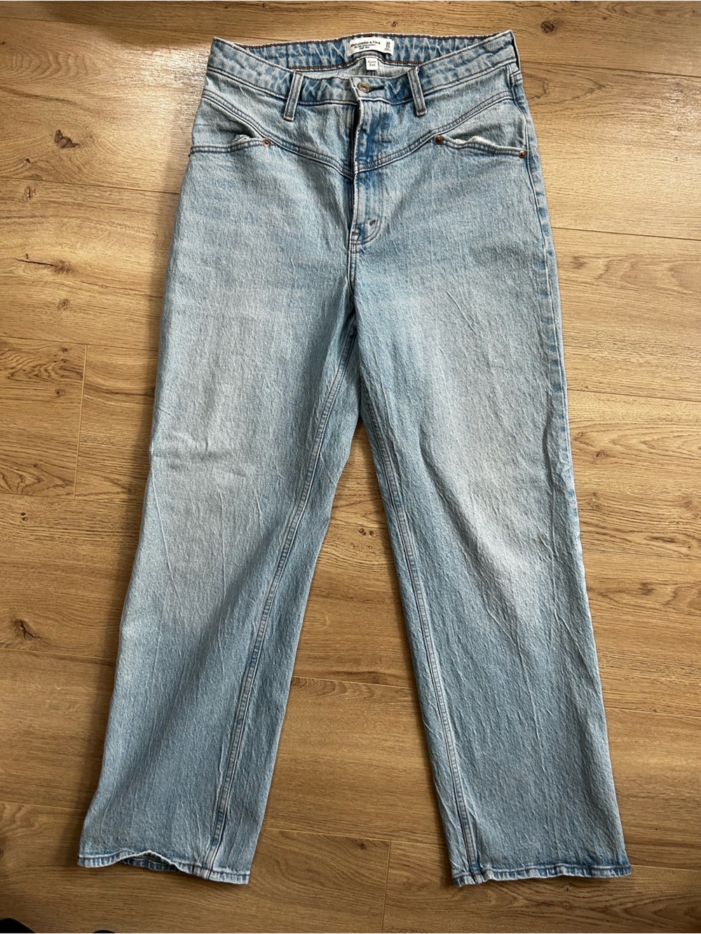 Abercrombie & Fitch Light Blue Straight Leg Jeans